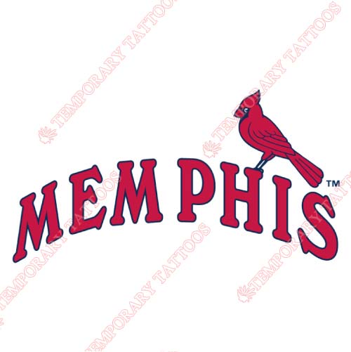 Memphis Redbirds Customize Temporary Tattoos Stickers NO.8175
